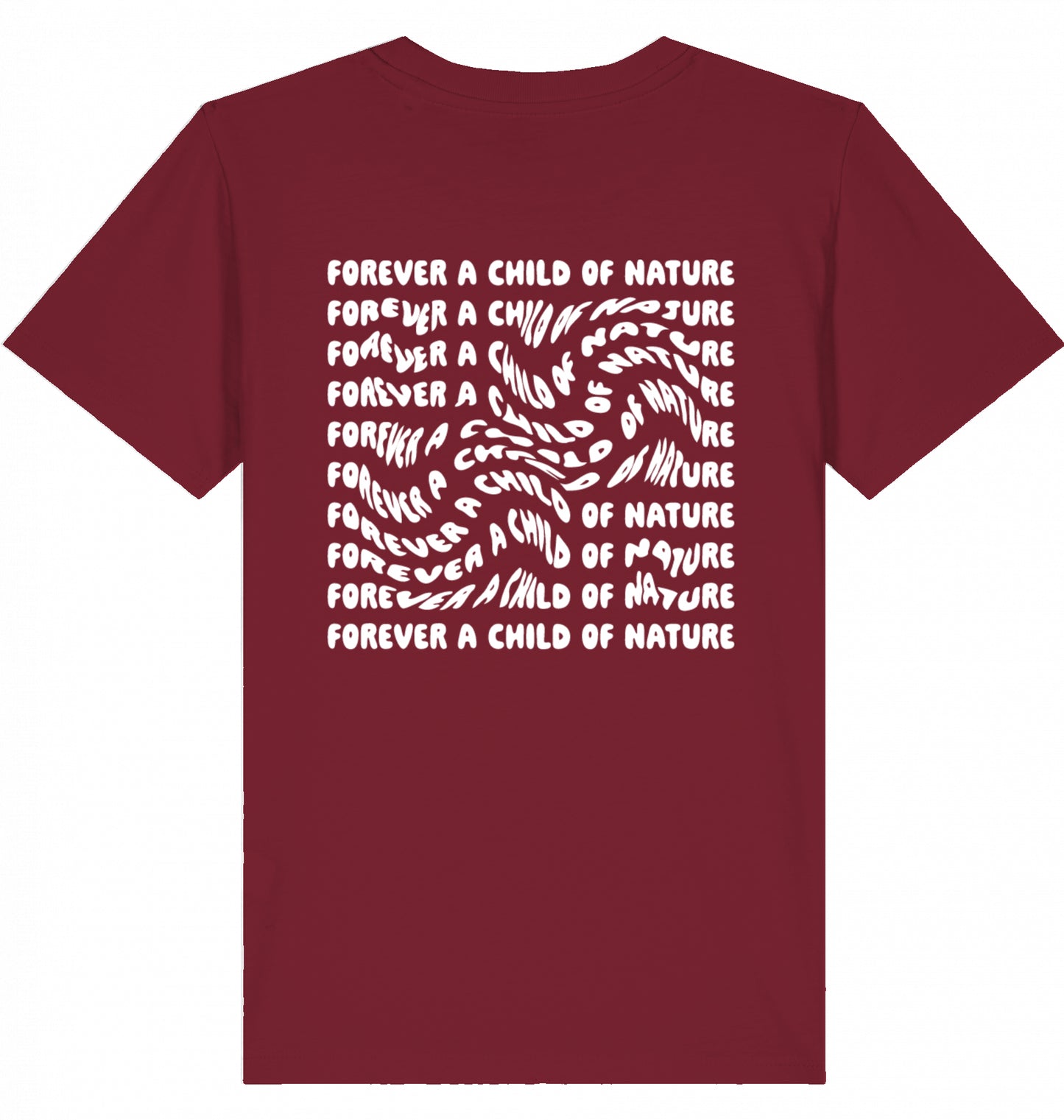 Kids Fachon Tee burgundy