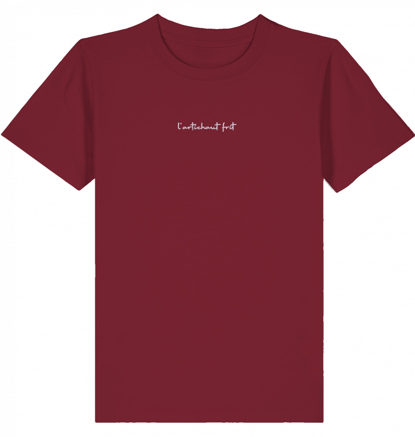 Kids Fachon Tee burgundy