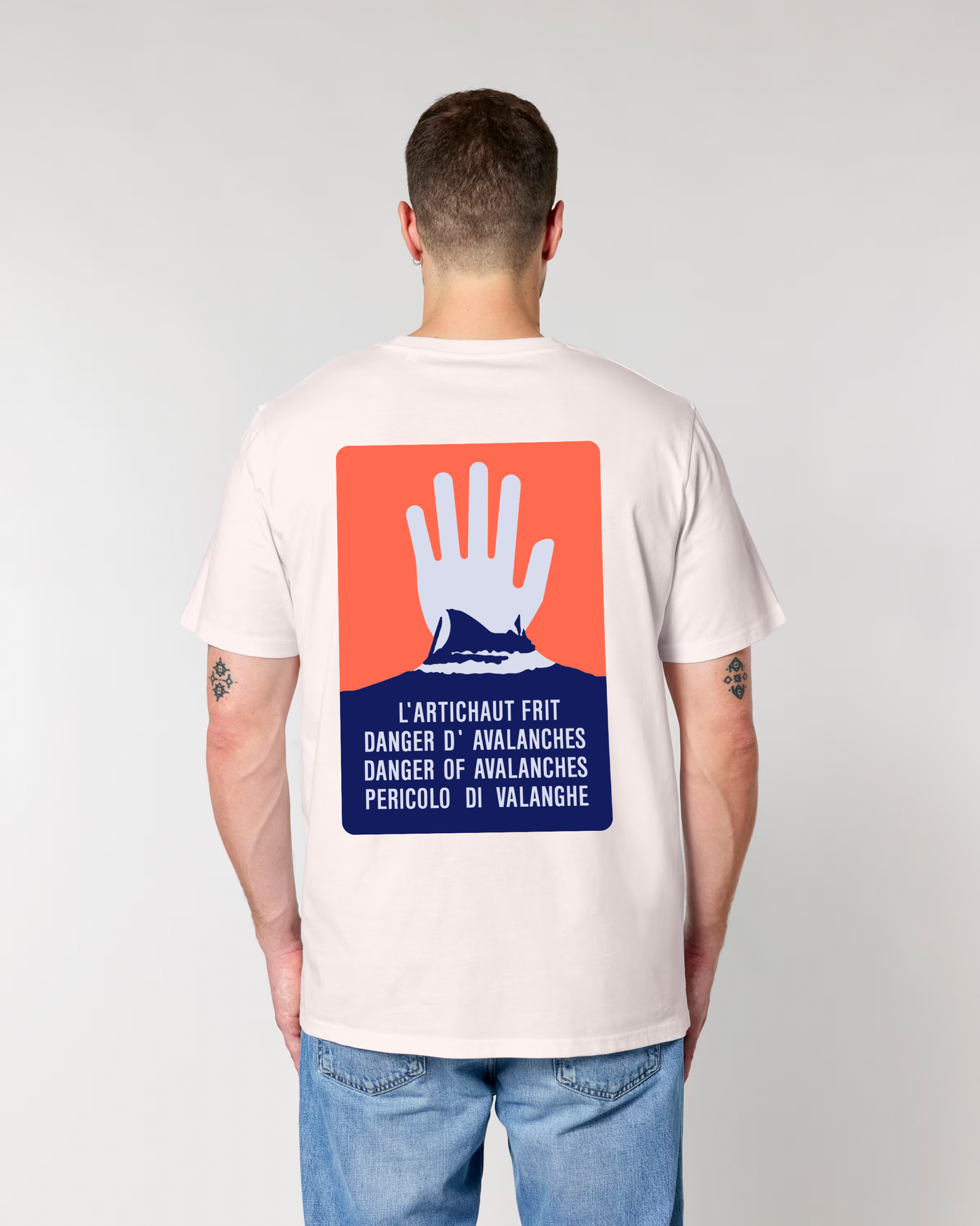 Crevasse Tee white