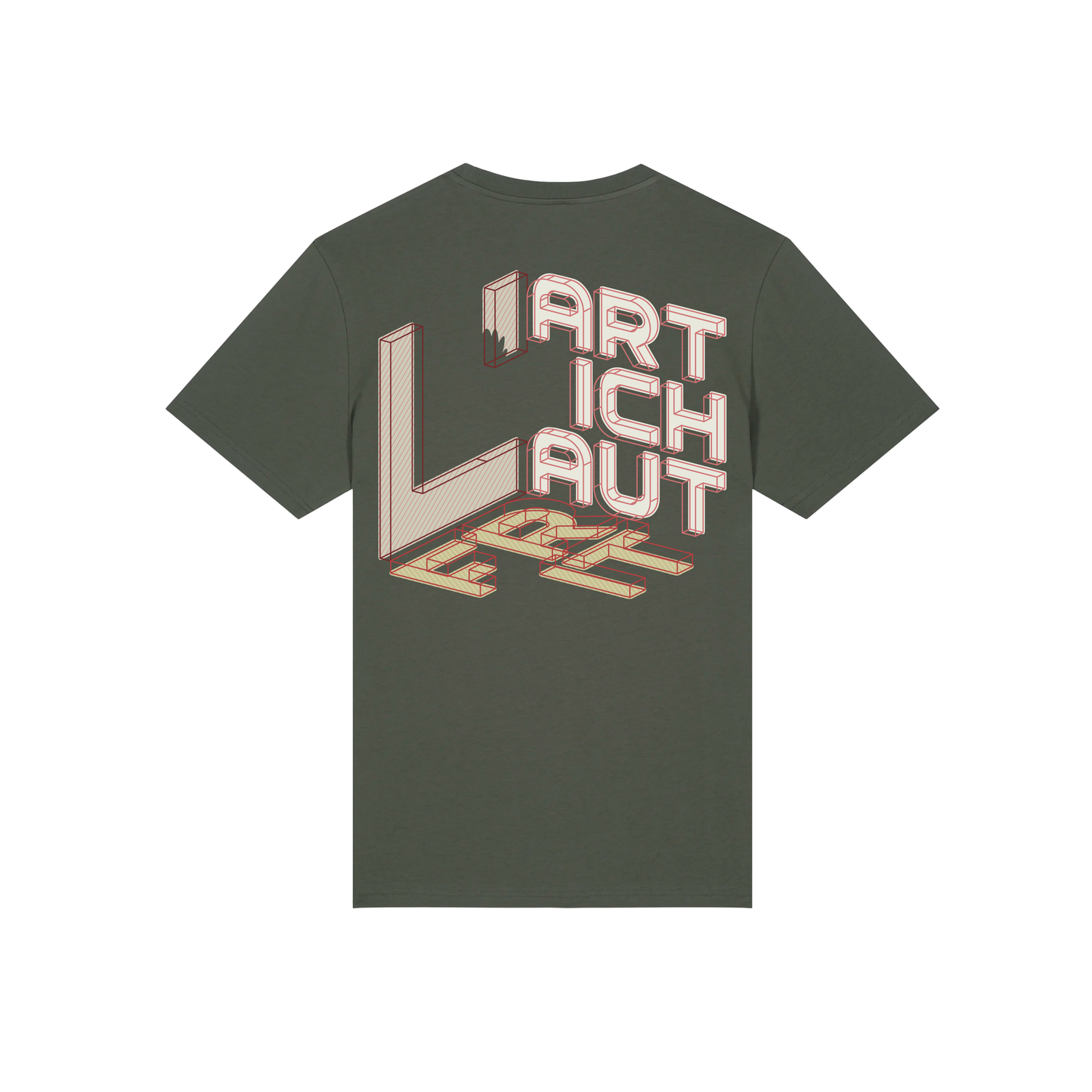 Cube Tee olive