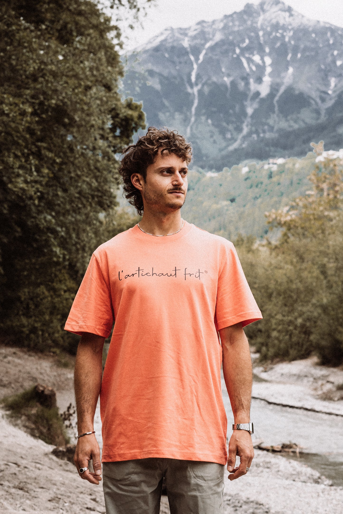 Logo tee orange