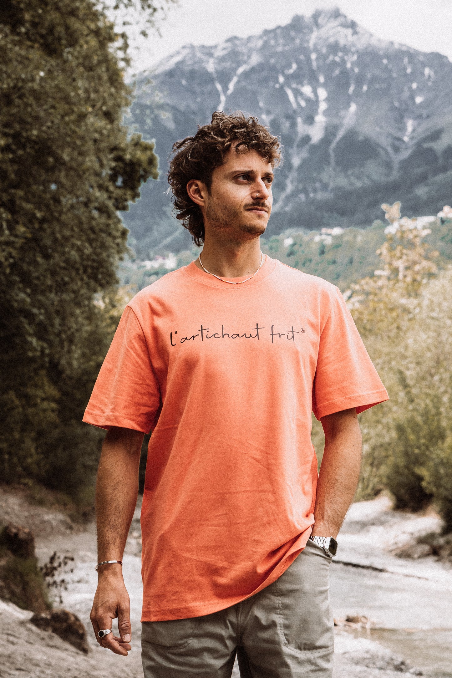 Logo tee orange
