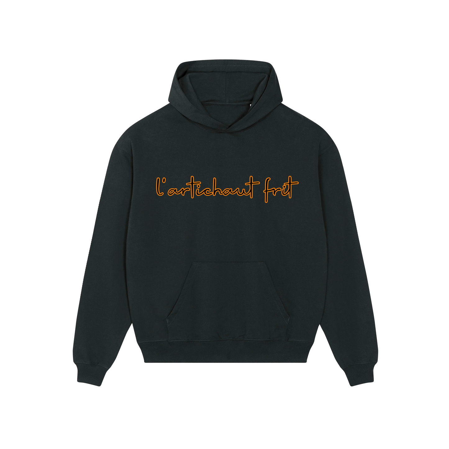 Embroidery Hoodie black