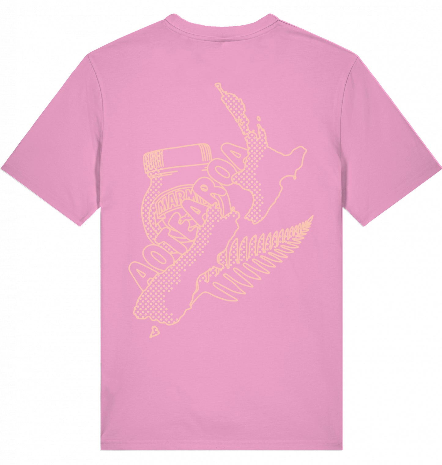 Aotearoa Tee pink