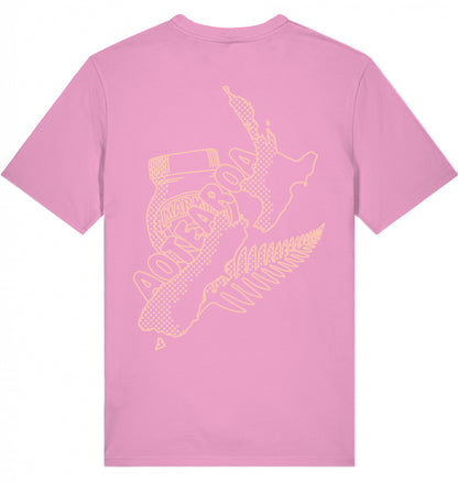 Aotearoa Tee pink