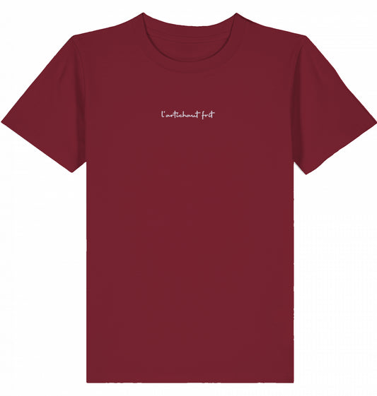 Kids Fachon Tee burgundy