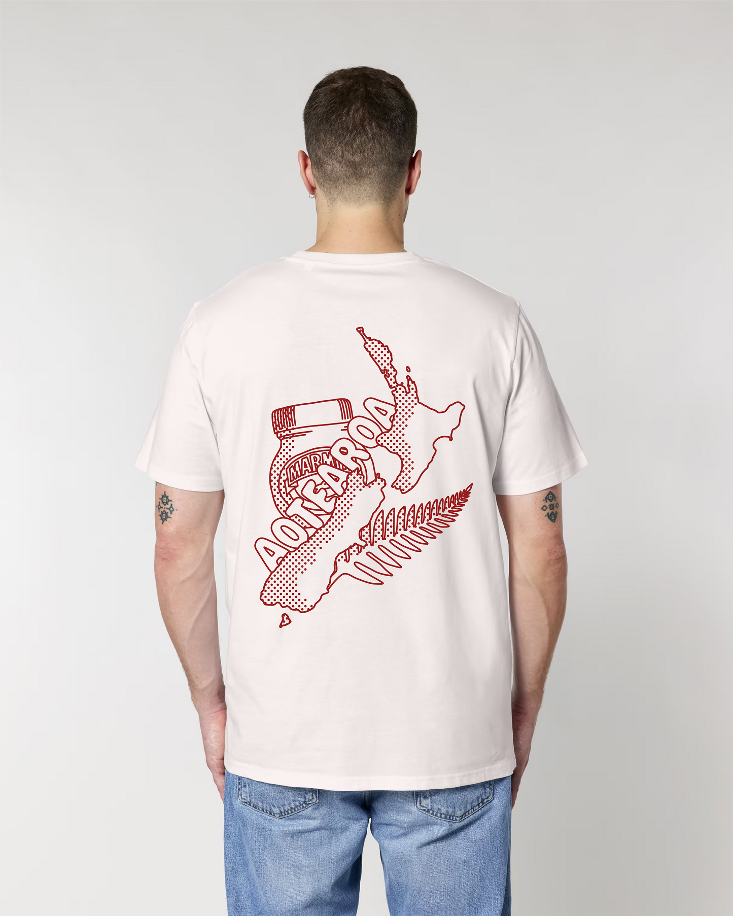 Aotearoa Tee white