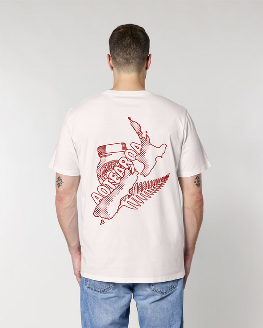 Aotearoa Tee white