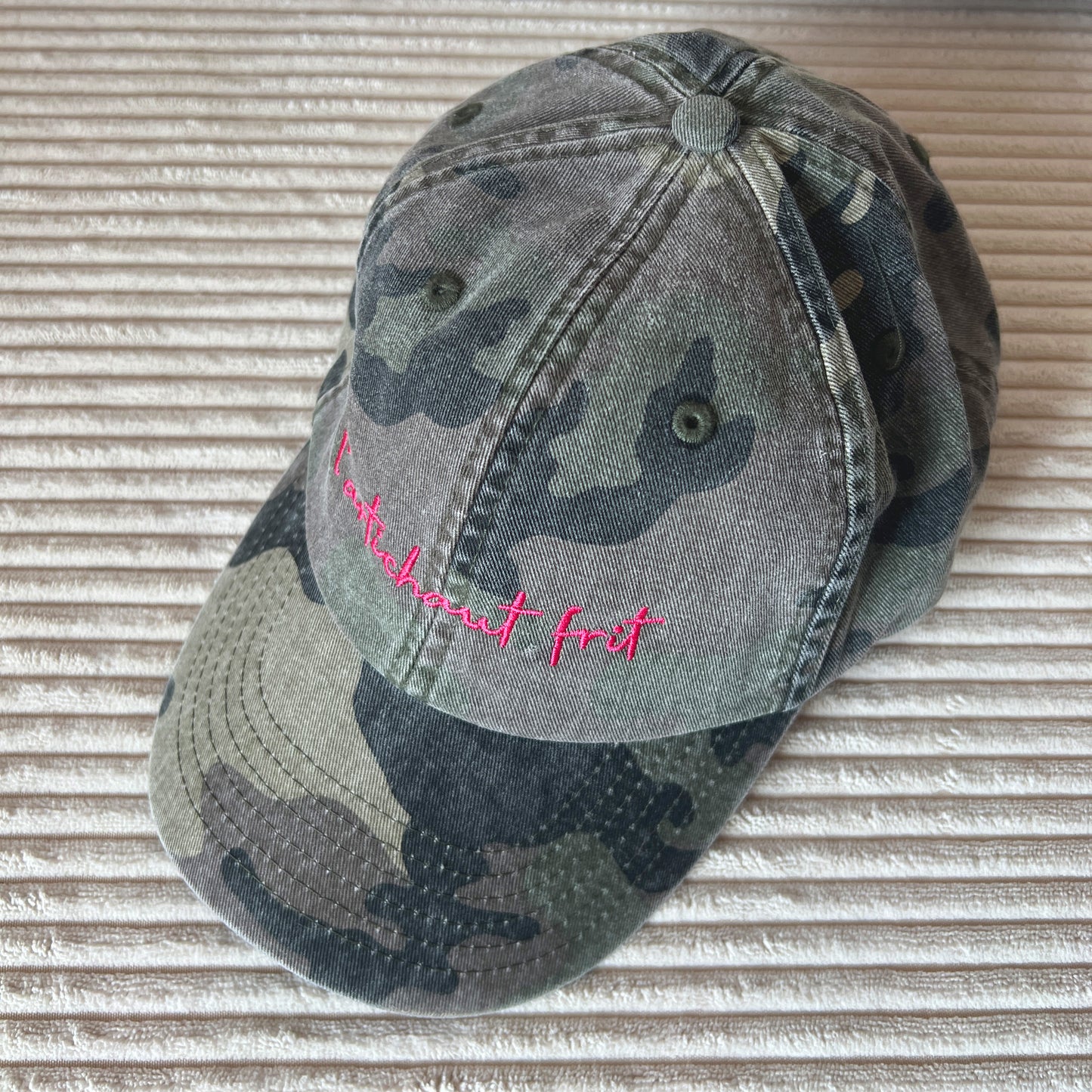 Washed Cap camo