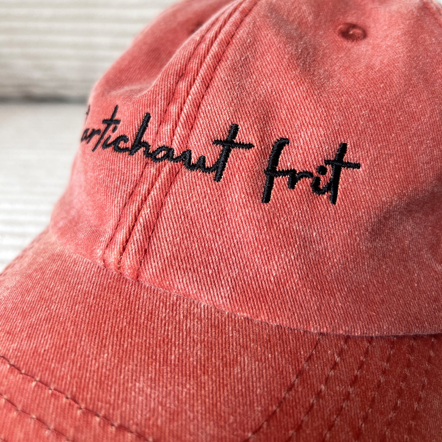 Washed Cap orange