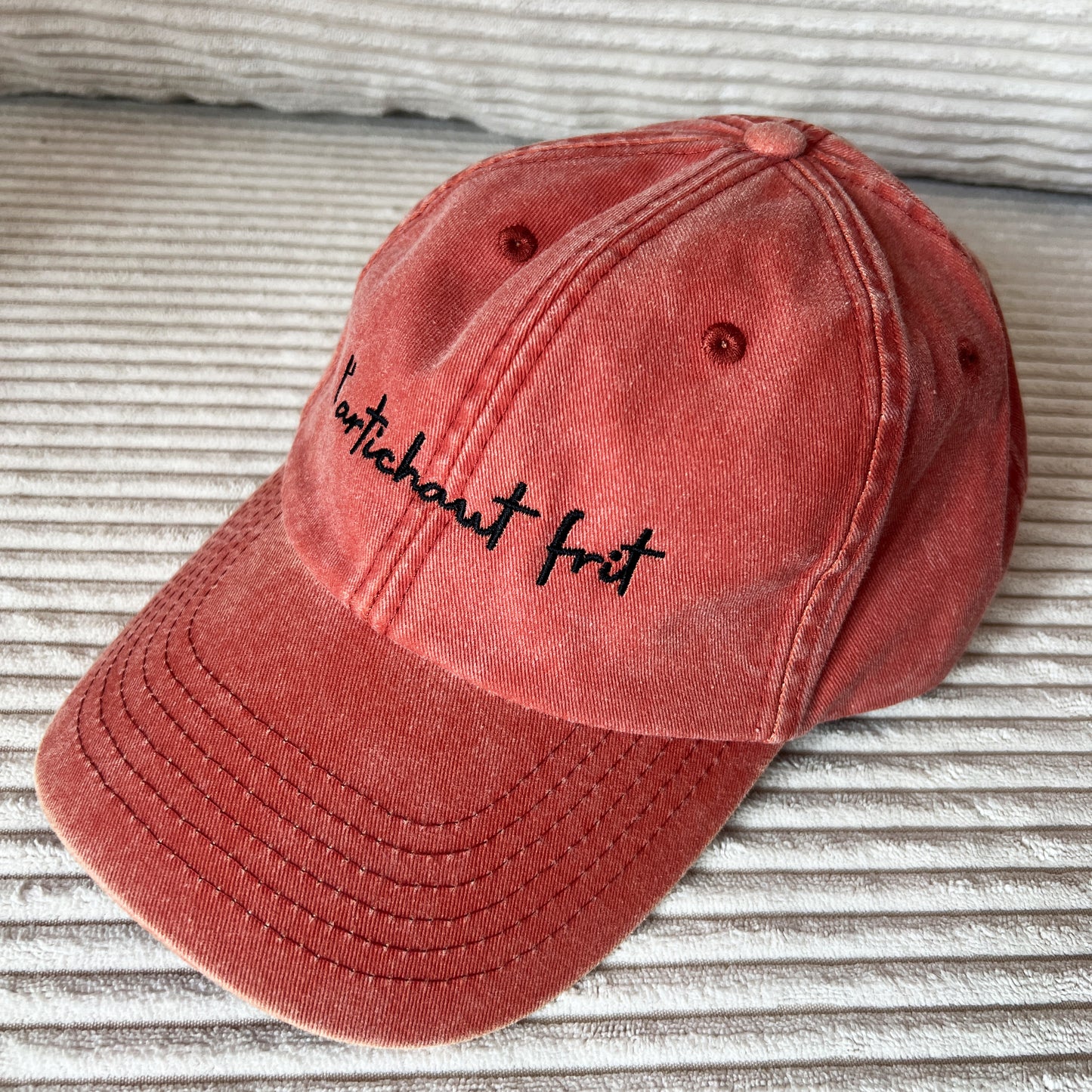 Washed Cap orange