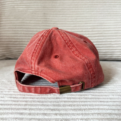 Washed Cap orange