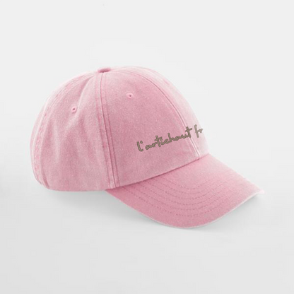 Washed Cap pink