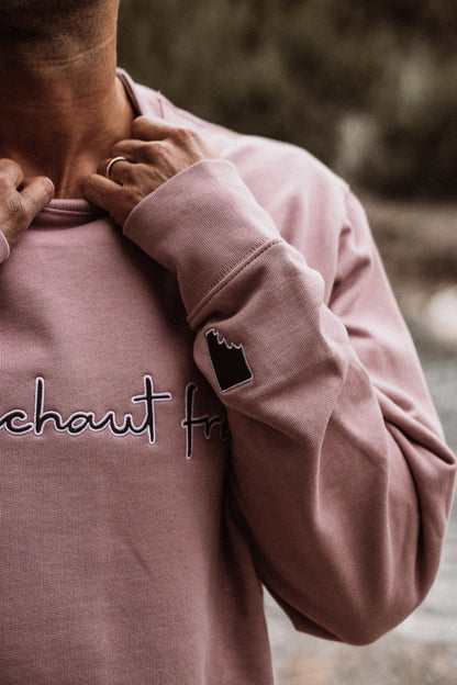 Embroidery Sweater pink