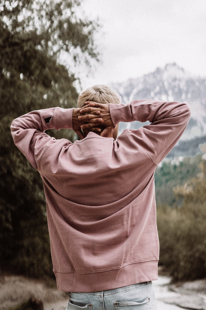 Embroidery Sweater pink