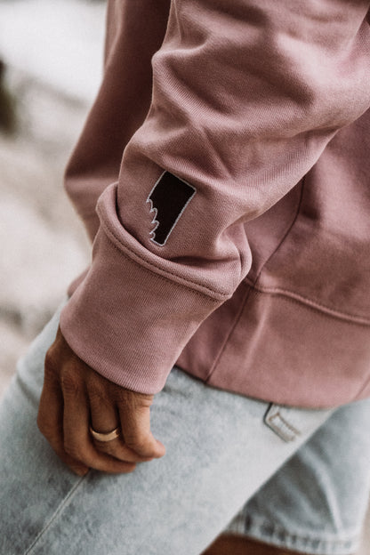 Embroidery Sweater pink