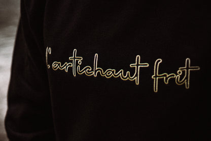 Embroidery Sweater black lemon