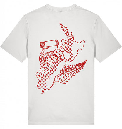 Aotearoa Tee white